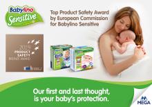 Top Product Safety Award by European Commission for Babylino Sensitive - Κεντρική Εικόνα